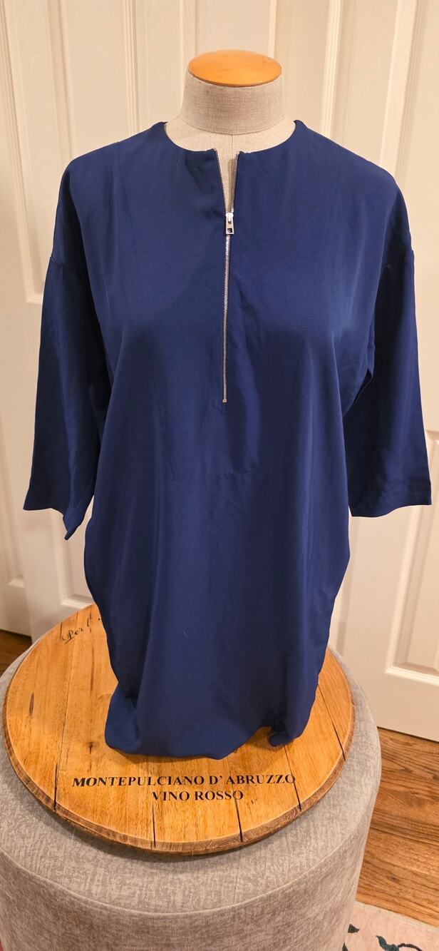 Everlane Japanese Zipper Front Sheath Dress Size 2 NWOT